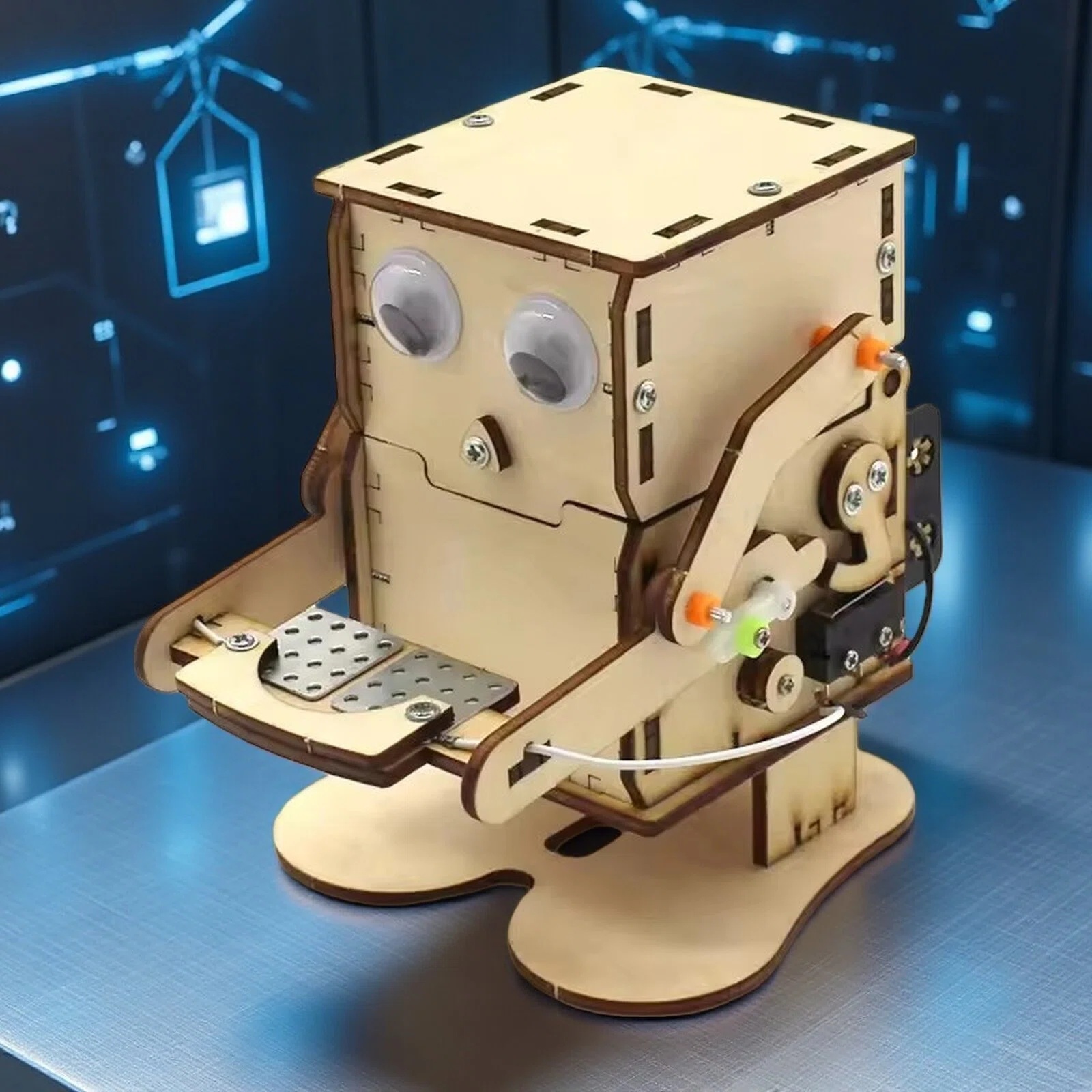Science Robotics - 동전을 삼키는 먹는 로봇 모델 DIY