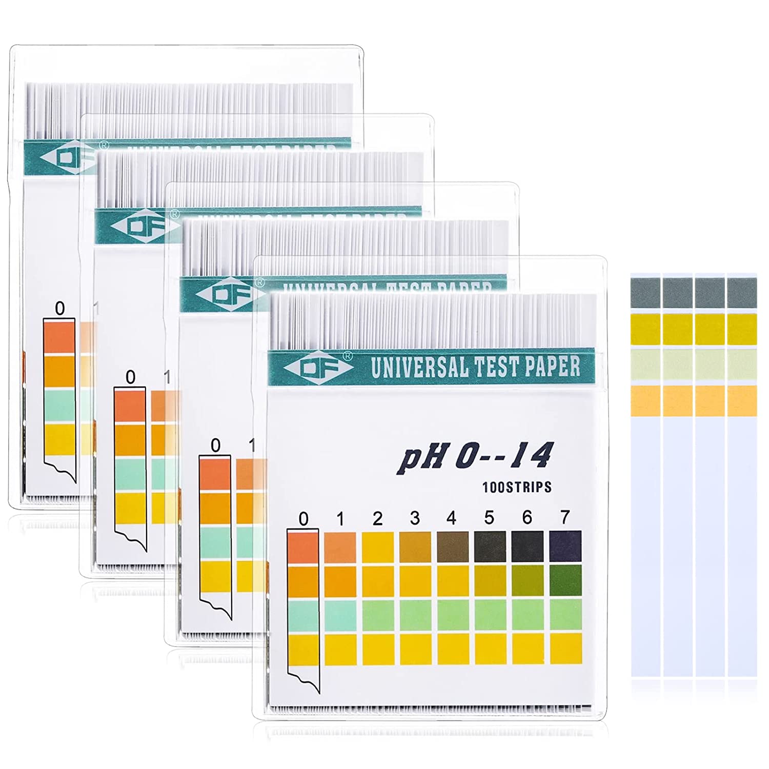 Water Testing Kit - 100 스트립 0-14 PH 알칼리성 산성