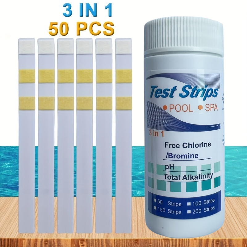 Water Testing Kit - 염소 PH 테스트 스트립 SPA 수영장