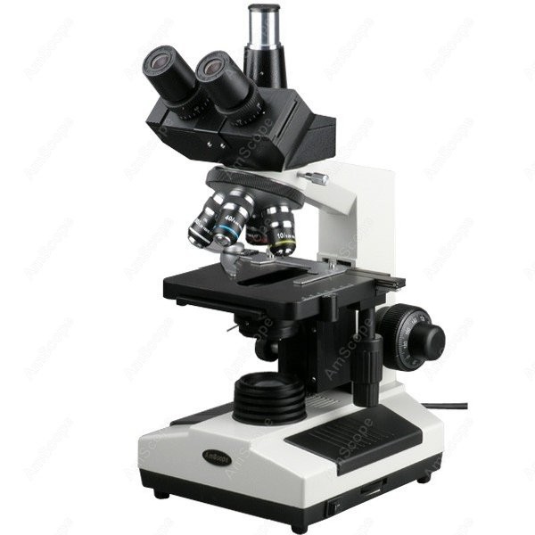 Microscope Compound 40X - 암스코프 T390 시리즈 생물 현미경 삼안