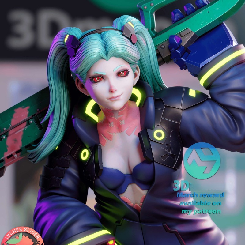 Science Hobby Kit - 사이버펑크 공상 과학 소설 여성 전사
