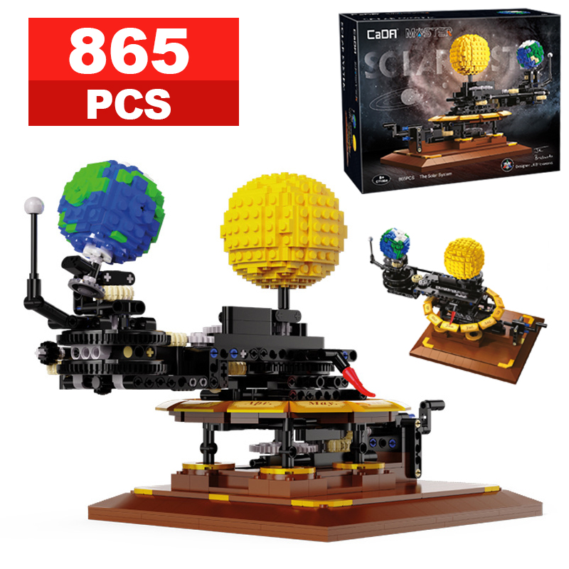 Solar System Orrery - 865 Pcs MOC 도시 태양계 지구와