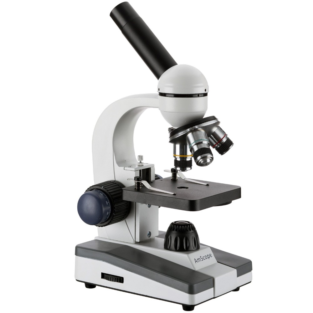 AmScope M150 시리즈 휴대용 LED 단안 학생 - Microscope Compound 40X 리뷰 및 가격