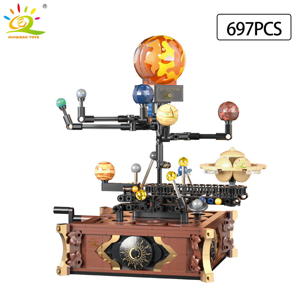HUIQIBAO MOC 우주 태양계 궤도 행성 모델 작 - Solar System Orrery 리뷰 및 가격
