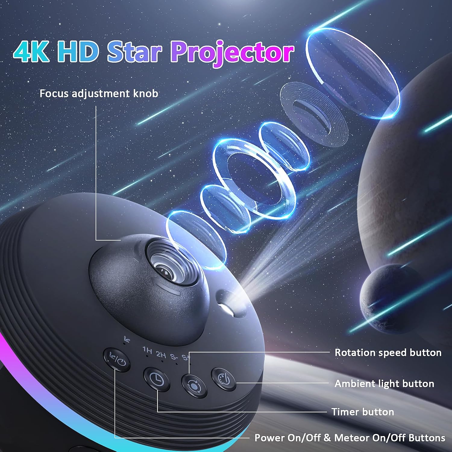 스타 프로젝터 13 in 1 갤럭시 프로젝터 야간 조명 - Planetarium Projector Home 리뷰 및 가격