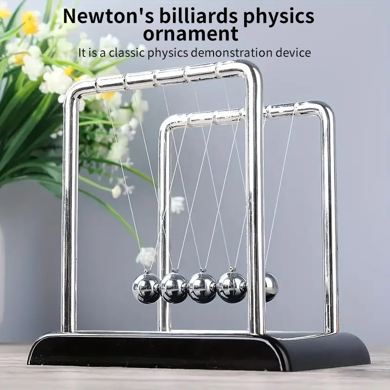 뉴턴의 요람 균형 강철 공 교육 용품 물리학 과학 진자 - Newton Cradle Large 리뷰 및 가격