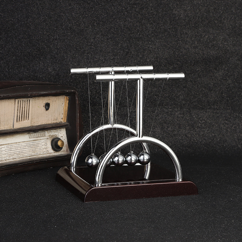 뉴턴의 요람 균형 강철 공 교육 용품 물리학 과학 진자 - Newton Cradle Large 리뷰 및 가격