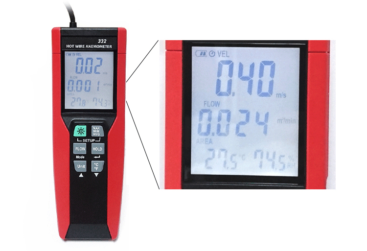 CENTER-332 열선풍속계 풍속 온도 측정기 - Anemometer Wind Speed 리뷰 및 가격
