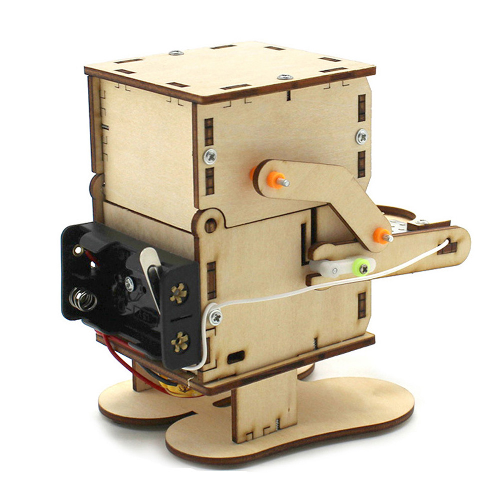 나무 조립 DIY 로봇 동전 먹는 모델 STEM 프로젝 - Science Robotics 리뷰 및 가격