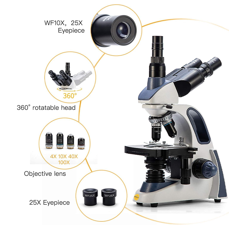 SWIFT SW380T 복합 삼안 현미경, 40X-25 - Microscope Compound 40X 리뷰 및 가격