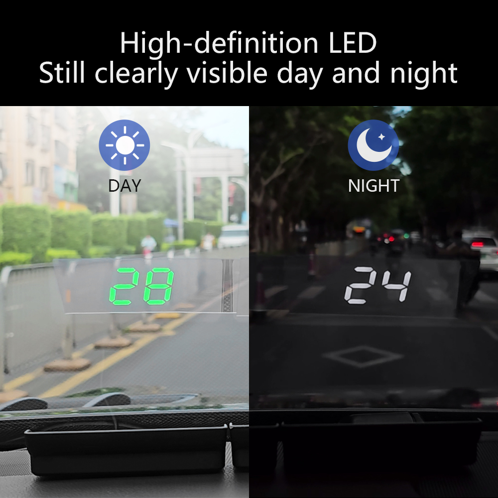 W1 자동차 HUD 헤드 업 디스플레이 앞 유리 프로젝 - Anemometer Wind Speed 리뷰 및 가격