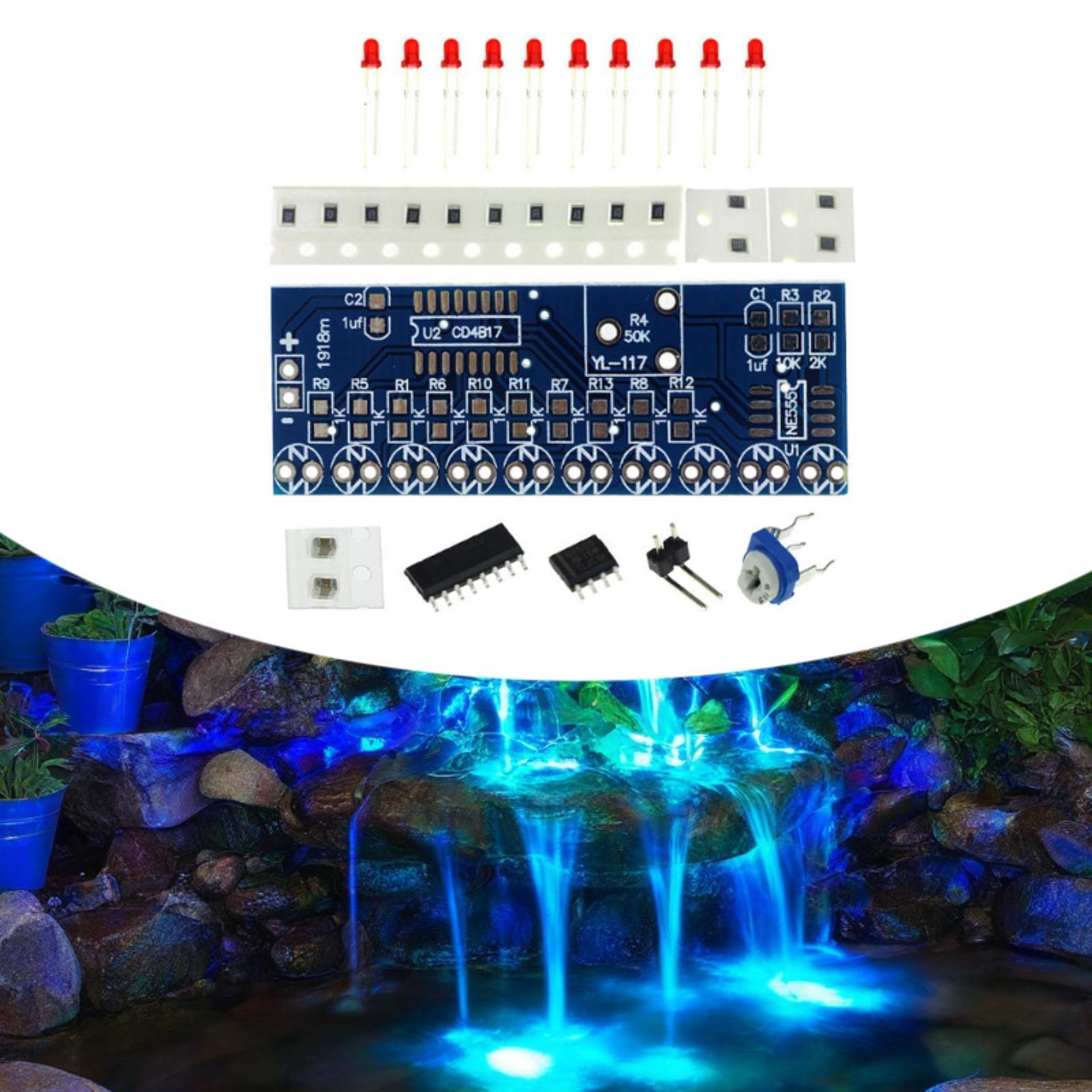 러닝 라이트 보드 DIY 전자 회로 키트 NE555 C - Science Hobby Kit 리뷰 및 가격