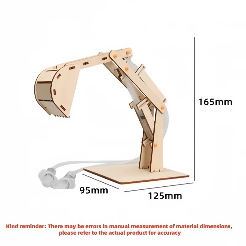 재미있는 STEM DIY 과학 키트 나무 유압 굴삭기  - Science Hobby Kit 리뷰 및 가격