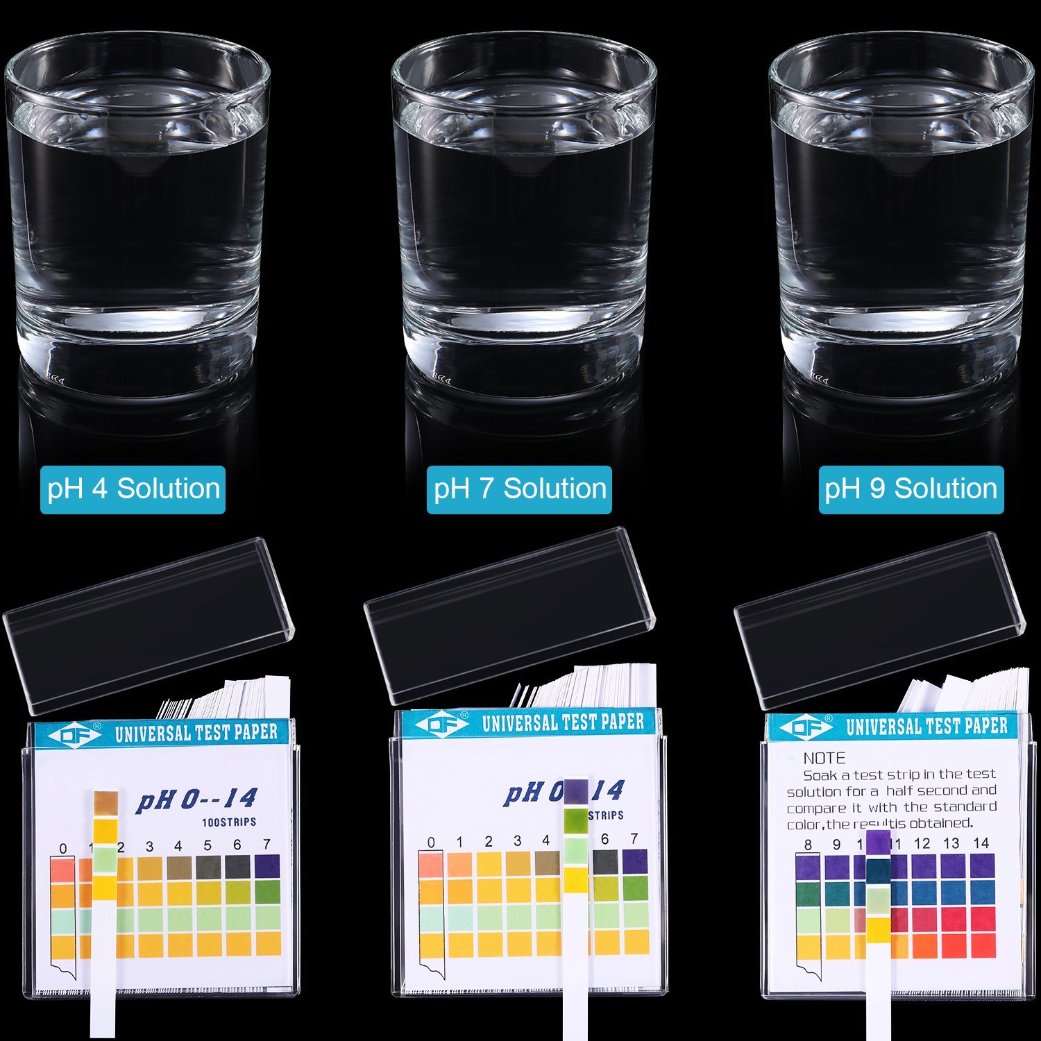 100 스트립 0-14 PH 알칼리성 산성 표시기 종이 - Water Testing Kit 리뷰 및 가격