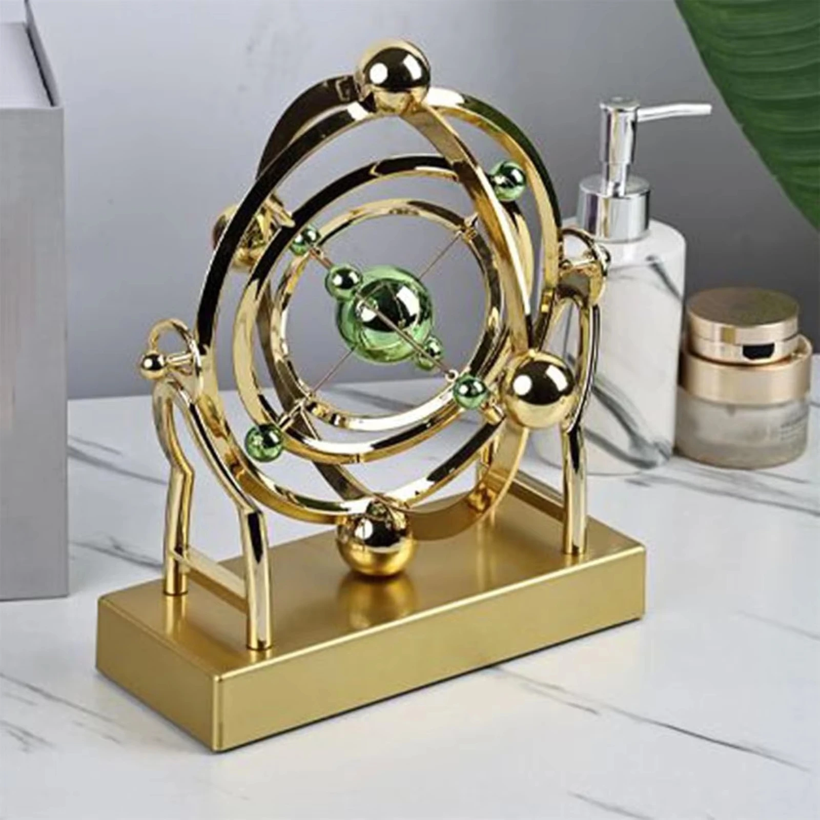 회전하는 태양계 책상 장식, 흔들리는 달과 행성 영구  - Solar System Orrery 리뷰 및 가격
