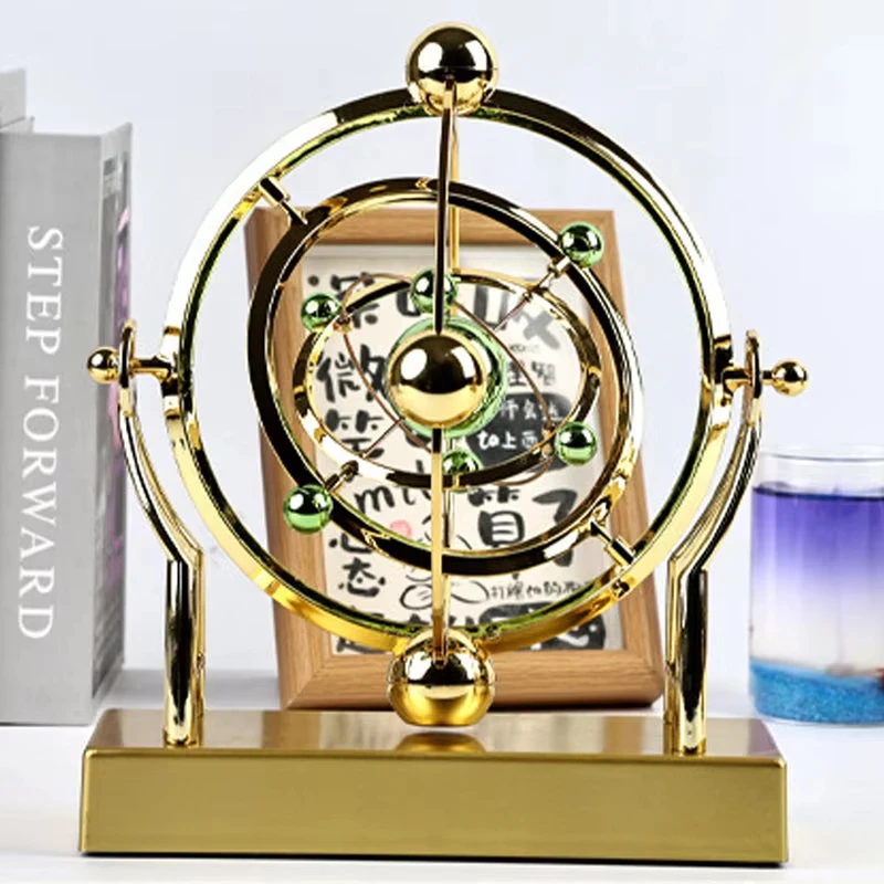 회전하는 태양계 책상 장식, 흔들리는 달과 행성 영구  - Solar System Orrery 리뷰 및 가격