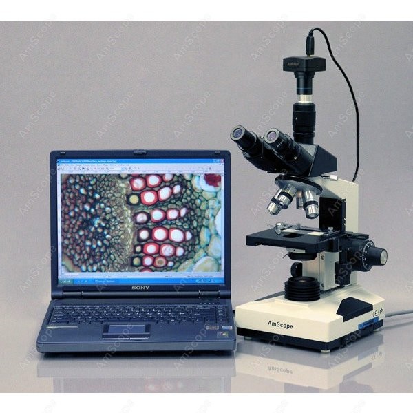 AmScope T490 시리즈 동시초점 생물학적 삼안  - Microscope Compound 40X 리뷰 및 가격