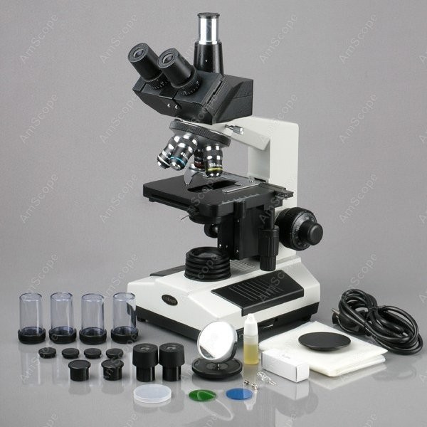 암스코프 T390 시리즈 생물 현미경 삼안 복합 현미경 - Microscope Compound 40X 리뷰 및 가격