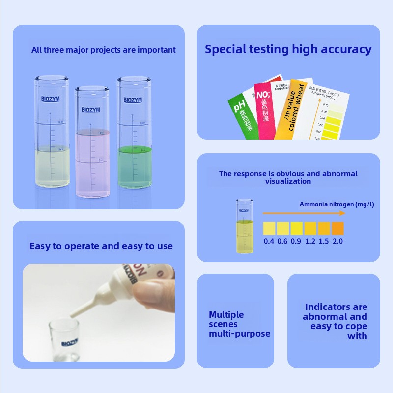 바이오짐 수족관 테스트 키트 - 니트릴/PH/암모니아  - Water Testing Kit 리뷰 및 가격