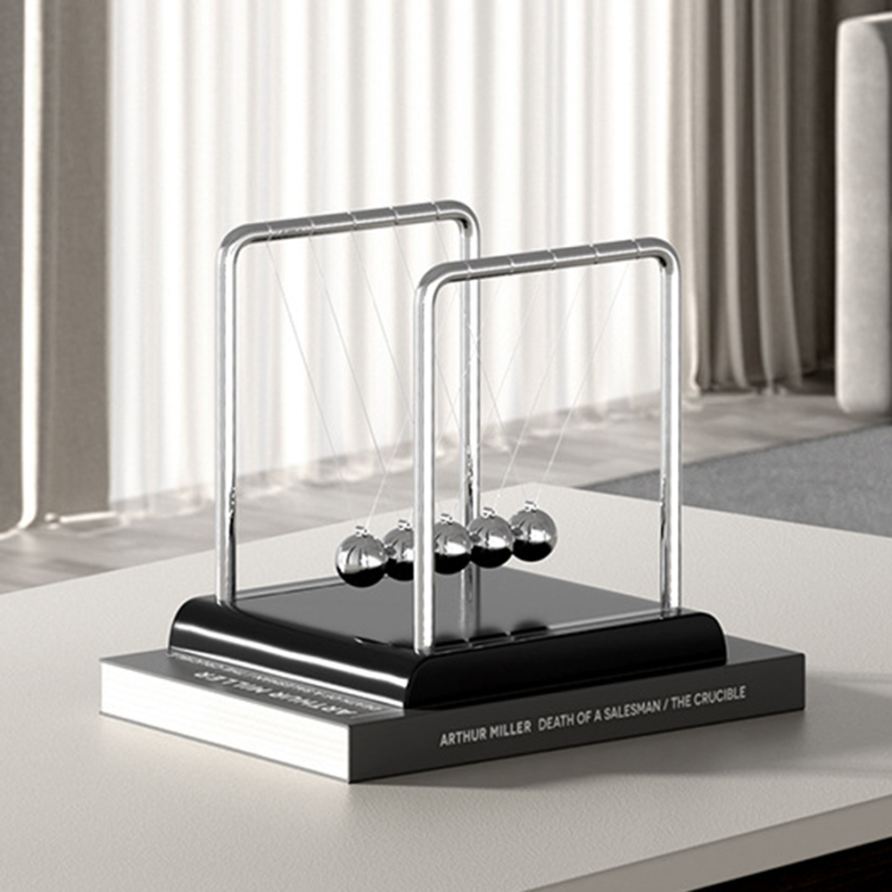 1PC 스윙 자기 공 영원한 모션 데스크 장난감 물리학 - Newton Cradle Large 리뷰 및 가격