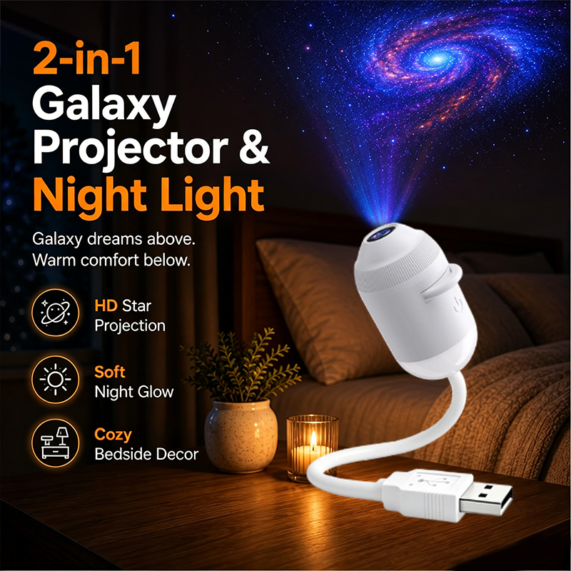 스마트 갤럭시 별빛 하늘 프로젝터 2-in-1 무드등, - Planetarium Projector Home 리뷰 및 가격