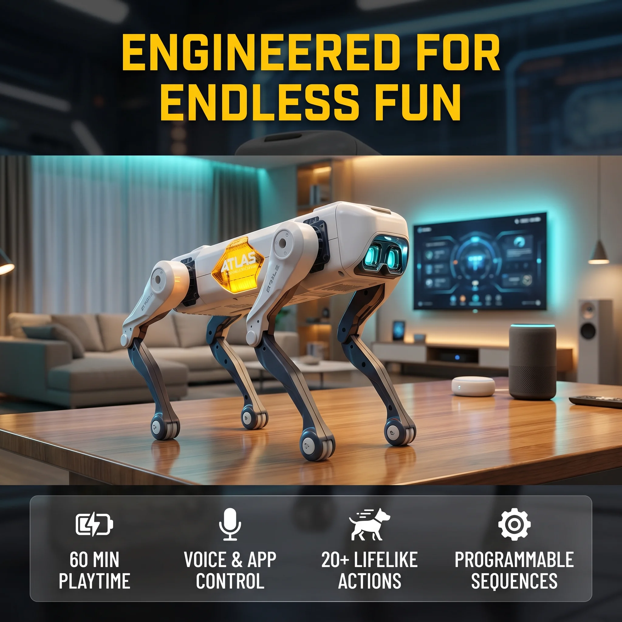 AI 스마트 로봇 강아지, 음성 및 앱 제어, 프로그래 - Science Robotics 리뷰 및 가격