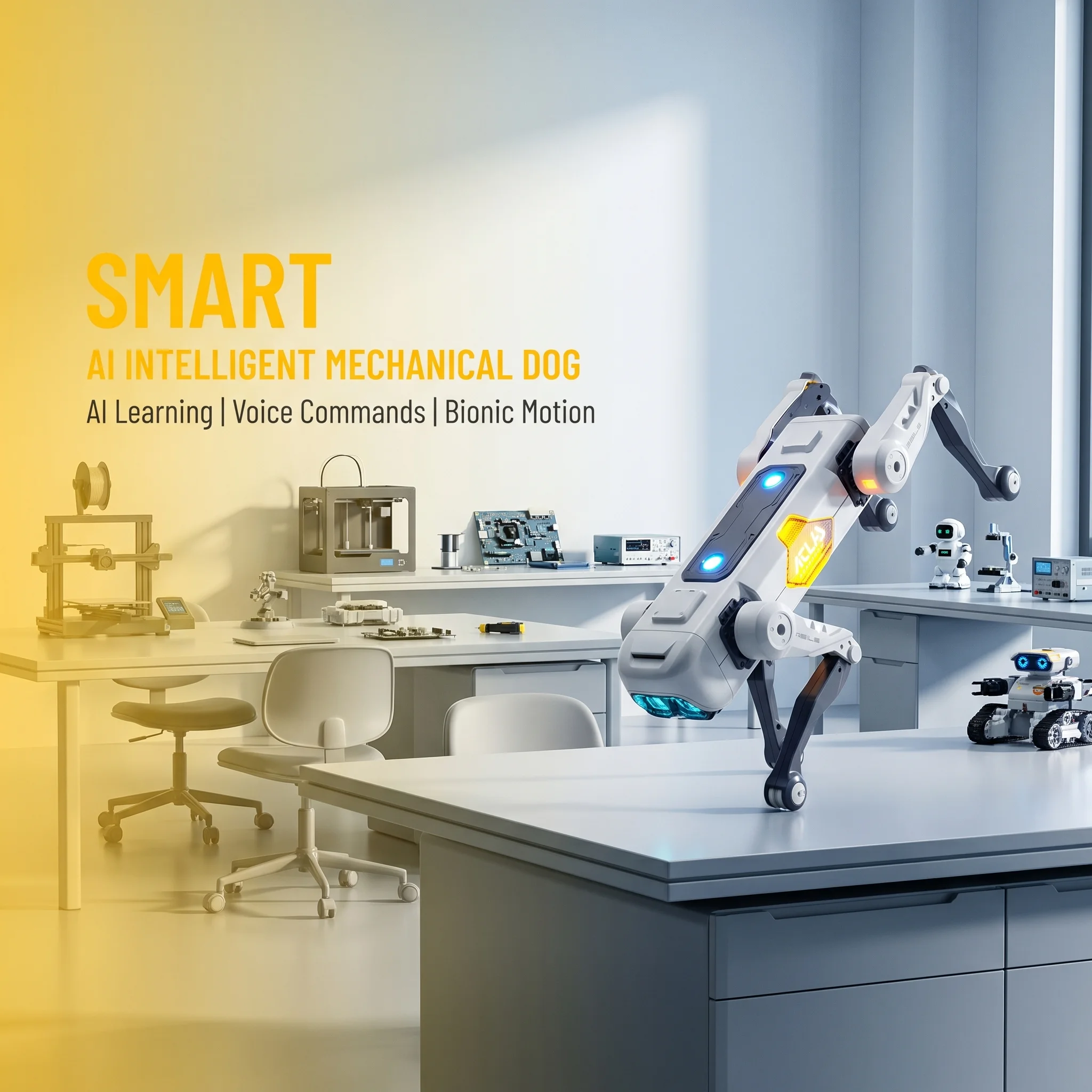 AI 스마트 로봇 강아지, 음성 및 앱 제어, 프로그래 - Science Robotics 리뷰 및 가격