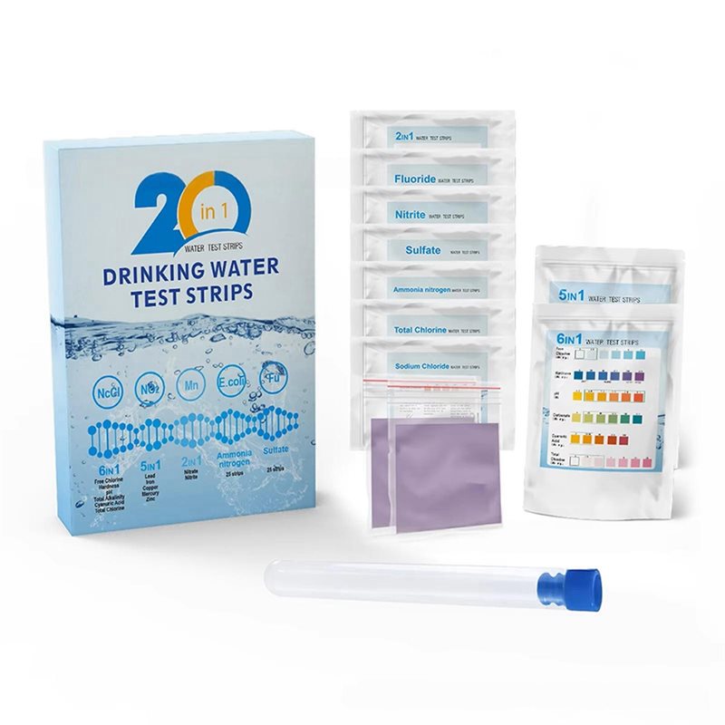 B23B 20 in 1 물 테스트 스트립 키트 (식수, - Water Testing Kit 리뷰 및 가격