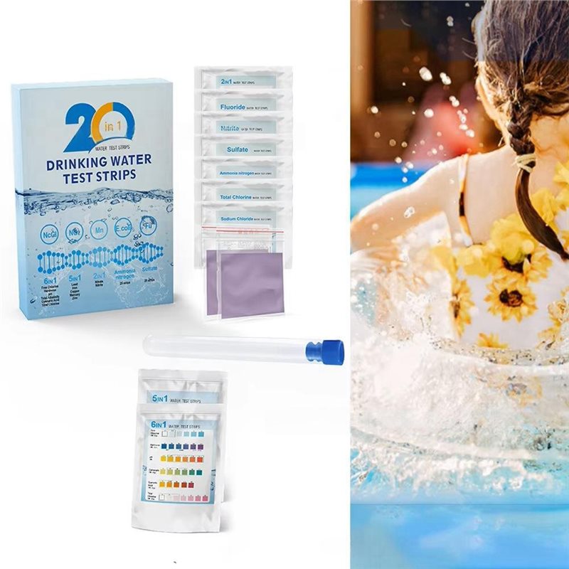 B23B 20 in 1 물 테스트 스트립 키트 (식수, - Water Testing Kit 리뷰 및 가격