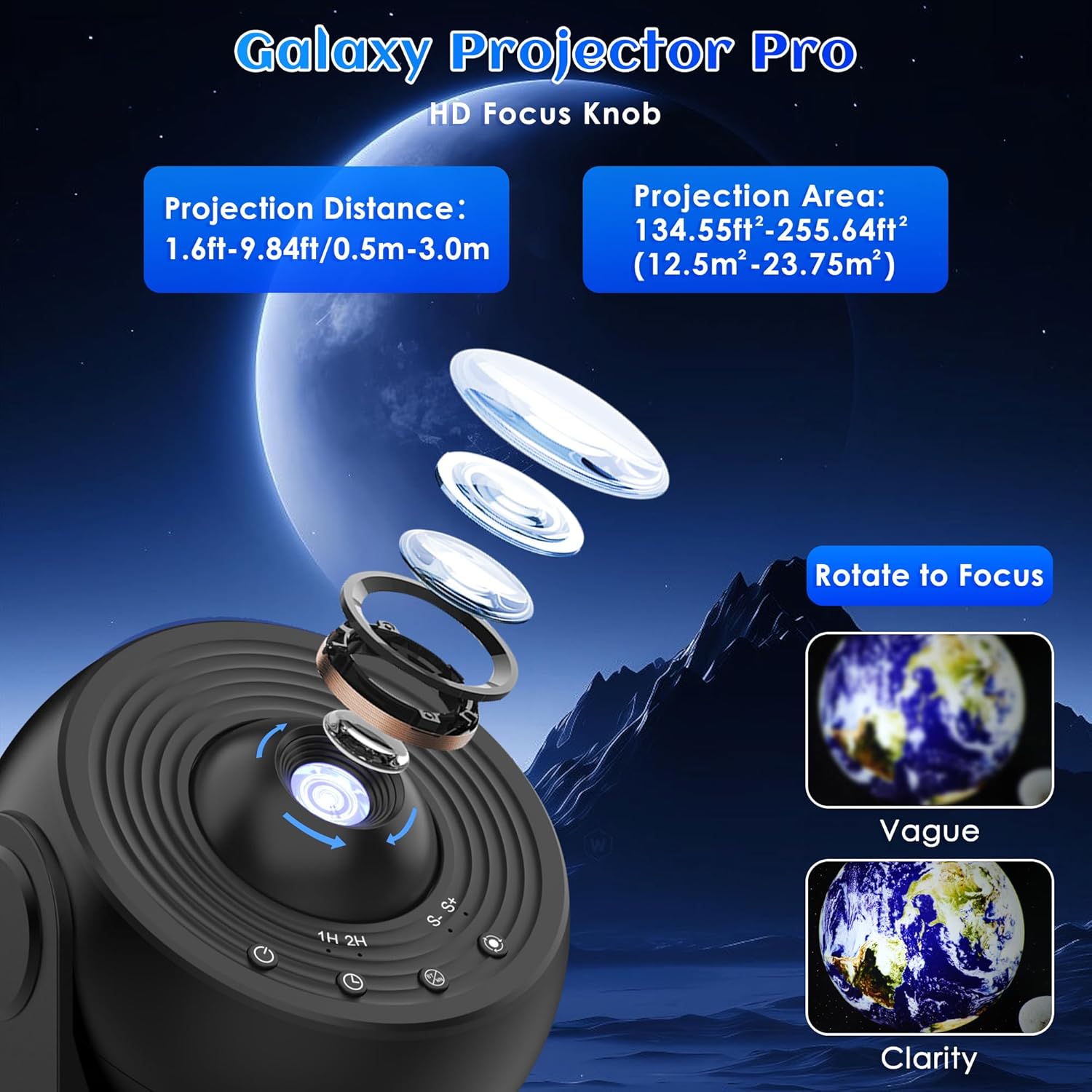 스타 프로젝터 갤럭시 프로 나이트 라이트 4K HD 이 - Planetarium Projector Home 리뷰 및 가격