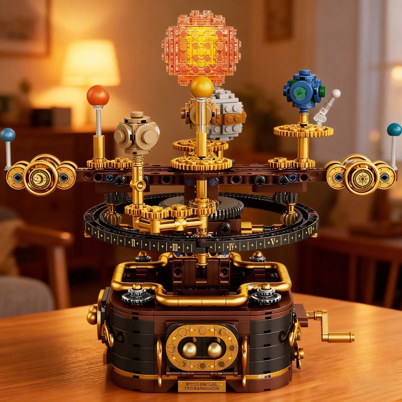 기계식 태양계 천체관 빌딩 블록 세트 - 건축 STEM - Solar System Orrery 리뷰 및 가격