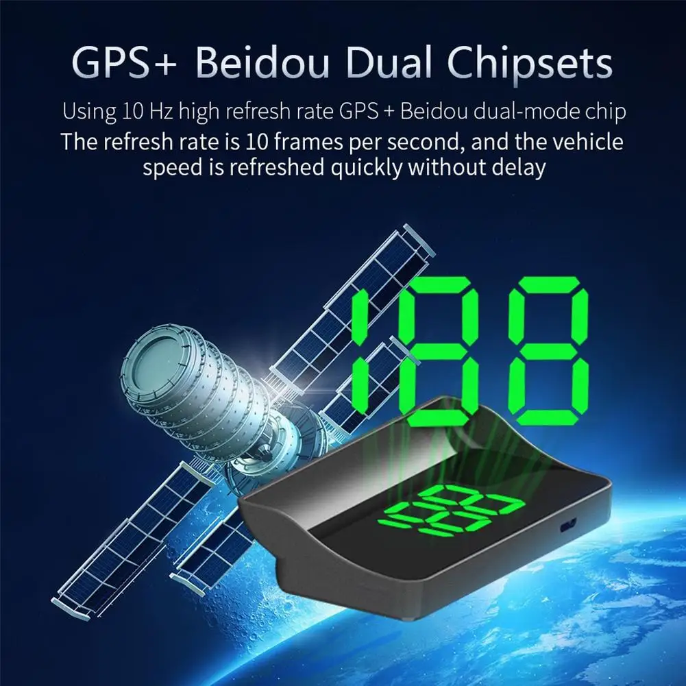 HD M2 헤드업 디스플레이 GPS 디지털 속도계 범용 - Anemometer Wind Speed 리뷰 및 가격